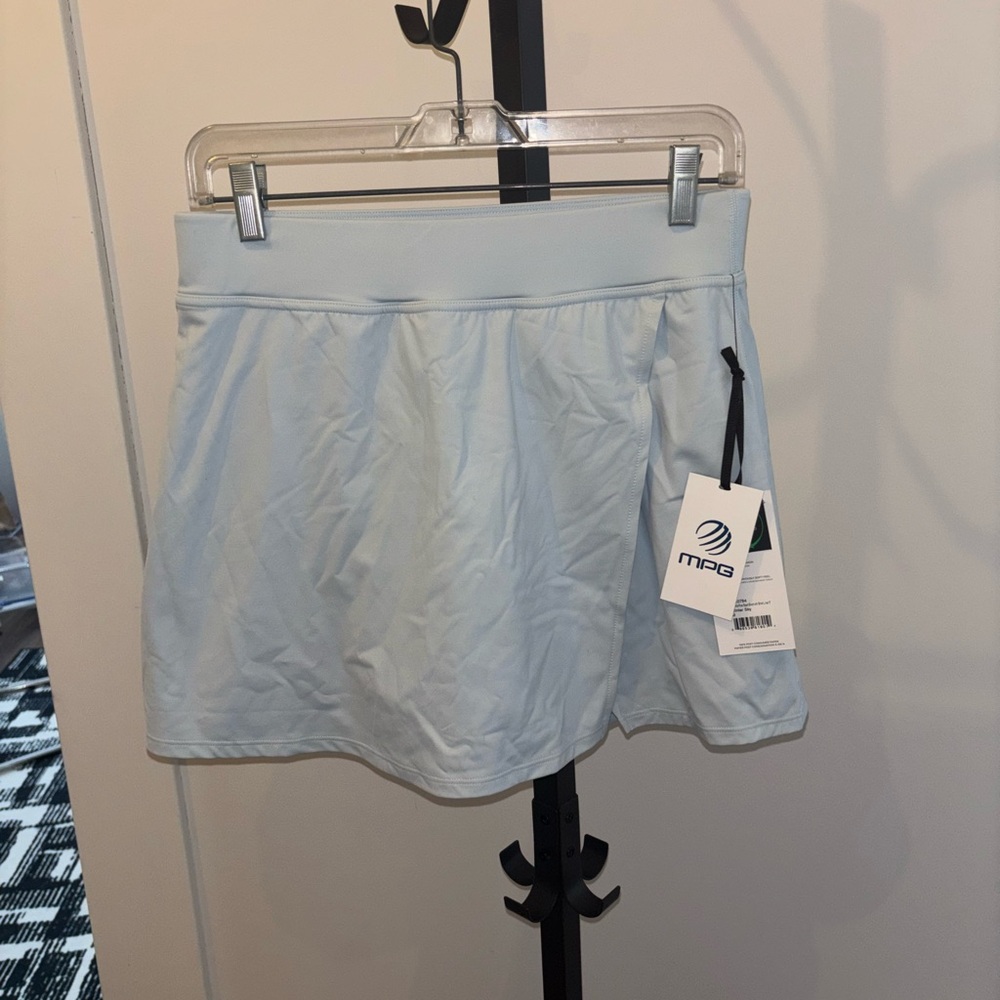MPG Pale Blue Performance Skort